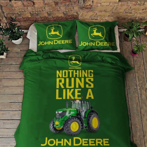John Deere Tractor Bed Sheets Bedspread Duvet Cover Bedding Set