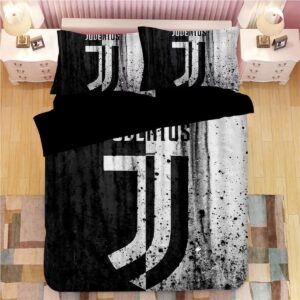 Juventus Soccer Club 3d Logo Bedding Set Duvet Cover Pillow Cases