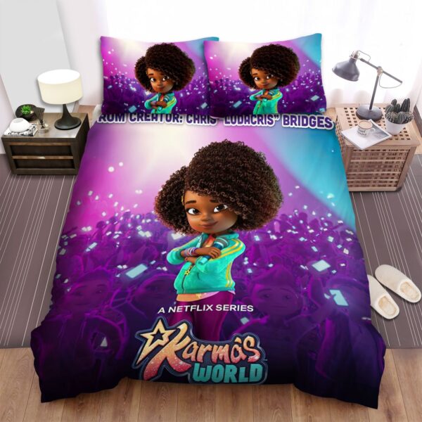 Karmas World 2021 Movie Poster Bed Sheets Spread Comforter Duvet Cover Bedding Set
