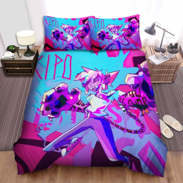 Kipo And The Age Of Wonderbeasts Kipo Digital Art Bed Sheets Spread Duvet Cover Bedding Set