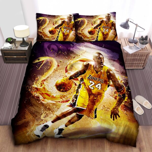 Kobe Bryant Is The Black Mamba Bed Sheets Spread Duvet Cover Bedding Set