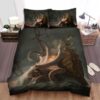 Kraken Destroying A Ship Artwork Bed Sheets Spread Duvet Cover Bedding Set