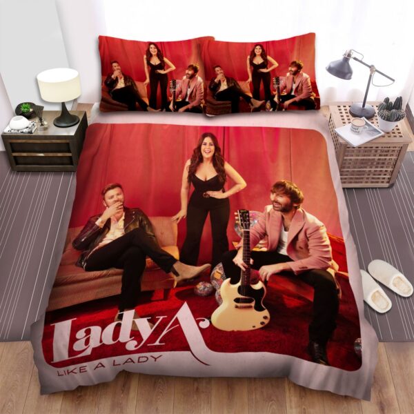 Lady Antebellum Like A Lady Album Cover Bed Sheets Spread Duvet Cover Bedding Set