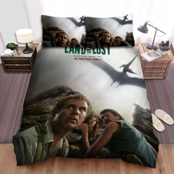 Land Of The Lost 2009 Movie Scene Bed Sheets Spread Duvet Cover Bedding Set