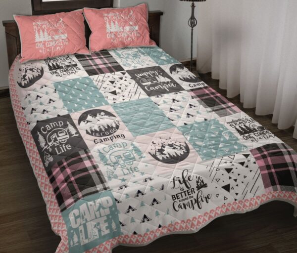Lets Go Camping Quilt Bedding Set