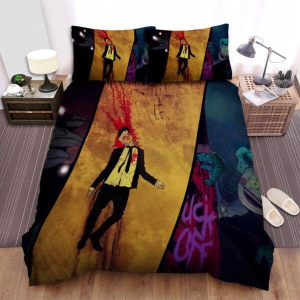 Like Clockwork Cosplay Queens Of The Stone Age Bed Sheets Spread Duvet Cover Bedding Set