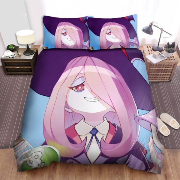 Little Witch Academia Sucy Manbavarans Portrait Bed Sheets Spread Duvet Cover Bedding Set