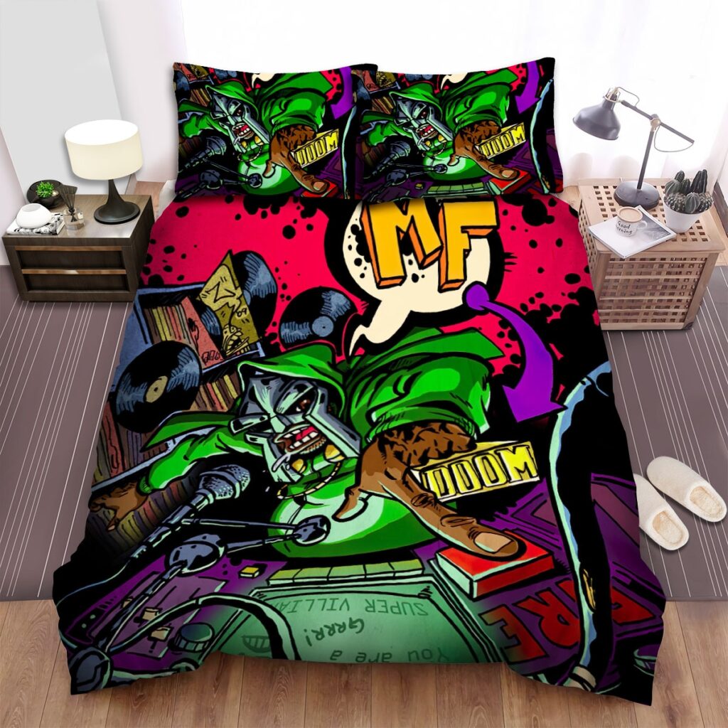 THYUNQ California King Sheet Set - 4 Piece Graffiti Art Bedding, 14" Deep Pocket, Super Soft Microfiber