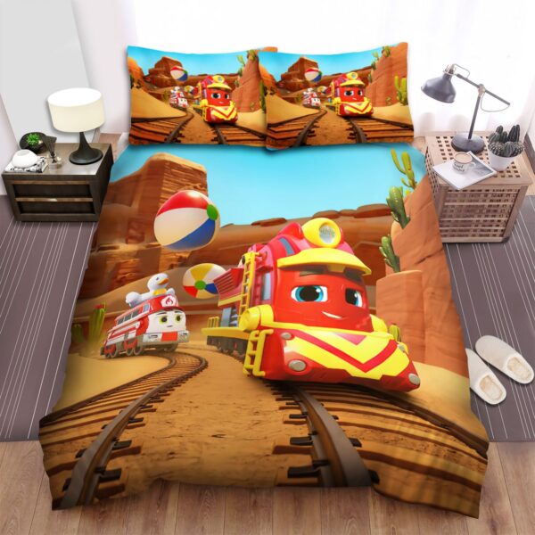 Mighty Express Rescure Red And Flicker Bed Sheets Spread Duvet Cover Bedding Set