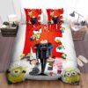 Minion In Despicable Me Grus Family Bed Sheets Spread Comforter Duvet Cover Bedding Set