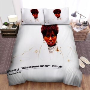 Missy Elliott 4 My People Cd Art Cover Bed Sheets Spread Duvet Cover Bedding Set