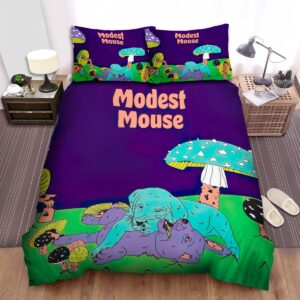 Modest Mouse Artwork Bed Sheets Spread Comforter Duvet Cover Bedding Set