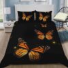 Monarch Butterfly Bed Sheets Spread Duvet Cover Bedding Set