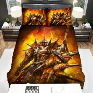Monster Hunter Rathalos Armor Bed Sheets Spread Duvet Cover Bedding Set