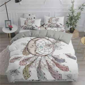 Moon Dreamcatcher Bed Sheets Spread Duvet Cover Bedding Set