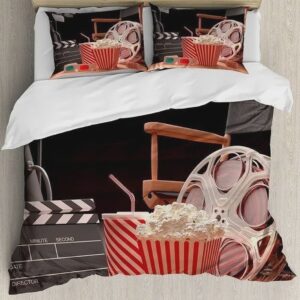 Movie Motion Picture Film Bed Sheets Spread Duvet Cover Bedding Set