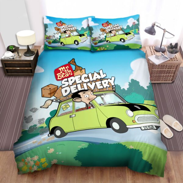 Mr Bean Special Delivery Bed Sheets Spread Duvet Cover Bedding Set