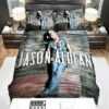 Music Jason Aldean My Kinda Party Album Bed Sheets Spread Duvet Cover Bedding Set