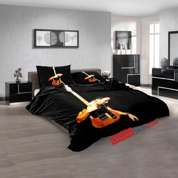 Musical Artists 80s Bruce Springsteen 1v 3d Customized Duvet Cover Bedroom Sets Bedding Set