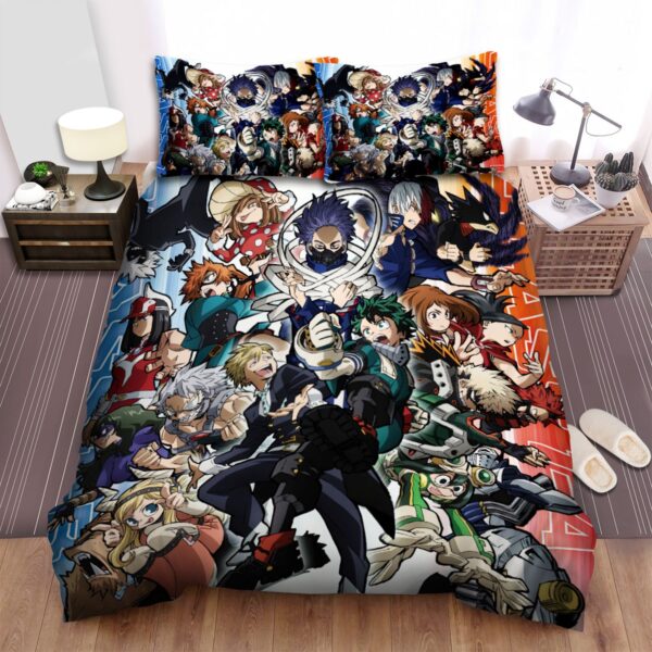 My Hero Academia Movie Poster 3 Bed Sheets Spread Duvet Cover Bedding Set