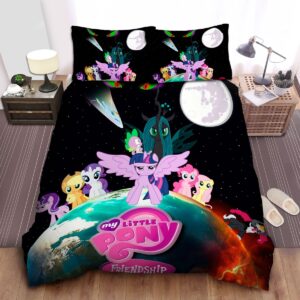 My Little Pony Protecting The World Bed Sheets Spread Duvet Cover Bedding Set