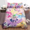 My Little Pony Spike And Ponies Flying Bed Sheets Spread Duvet Cover Bedding Set
