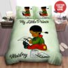 My Little Prince Black Boy Painting Personalized Custom Name Duvet Cover Bedding Set