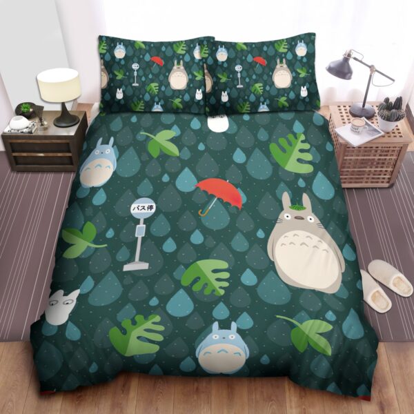 My Neighbor Totoro Cute Pattern Bed Sheets Spread Duvet Cover Bedding Set