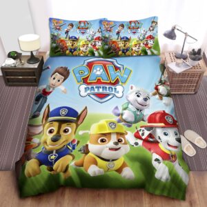 Paw Patrol Bed Sheets Spread Duvet Cover Bedding Set