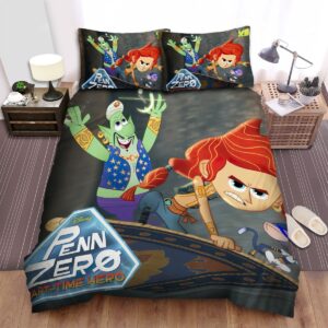 Penn Zero Part Time Hero Penn And The Magic Lamp Bed Sheets Spread Duvet Cover Bedding Set