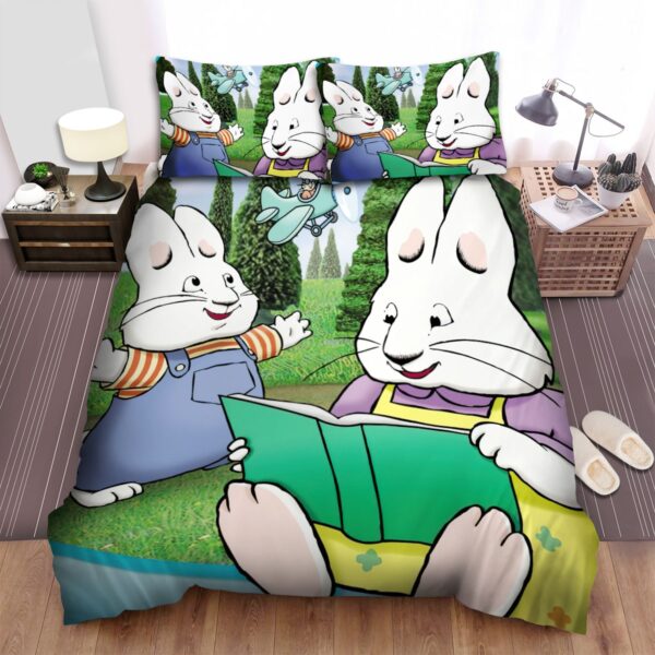 Playtime With Max Ruby Bed Sheets Spread Duvet Cover Bedding Set