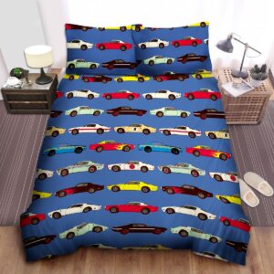 Race Car Collection Bed Sheets Spread Duvet Cover Bedding Set