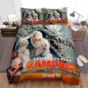 Rampage 2018 Movie Gorilla And Strong Man Bed Sheets Spread Comforter Duvet Cover Bedding Set