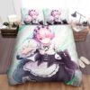 ReZero Character Ram Bed Sheets Spread Comforter Duvet Cover Bedding Set