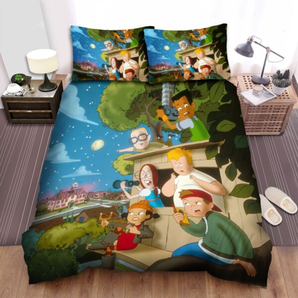 Recess Group On A Tree House Bed Sheets Spread Duvet Cover Bedding Set