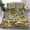 Reptiles Vintage Bedding Set Bed Sheets Spread Comforter Duvet Cover Bedding Set