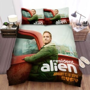 Resident Alien Movie Poster Bed Sheets Spread Comforter Duvet Cover Bedding Set