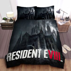 Resident Evil Village The Castle Dimitrescu Bed Sheets Spread Duvet Cover Bedding Set
