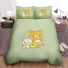 Rilakkuma Hot Cake Munching With Friends Bed Sheets Spread Duvet Cover Bedding Set