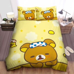 Rilakkuma In Sauna With Friends Bed Sheets Spread Duvet Cover Bedding Set