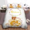 Rilakkuma Meeting Small And Cute Rabbits Bed Sheets Spread Duvet Cover Bedding Set