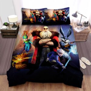 Rise Of The Guardians 2012 Movie Poster Ver 1 Bed Sheets Spread Duvet Cover Bedding Set