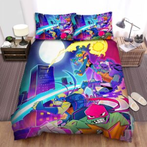 Rise Of The Teenage Mutant Ninja Turtles The Force Bed Sheets Spread Duvet Cover Bedding Set