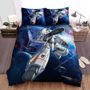 Robotech Anime Bed Sheets Spread Duvet Cover Bedding Set