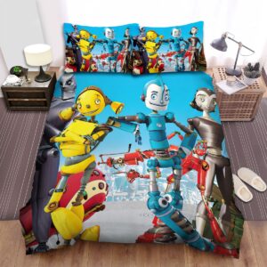 Robots Movie Poster 2 Bed Sheets Spread Duvet Cover Bedding Set