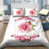 Rose Bed Sheets Duvet Cover Bedding Set Great Gifts For Birthday Christmas Thanksgiving