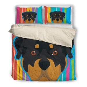 Rottweiler Bed Sheets Spread Duvet Cover Bedding Set