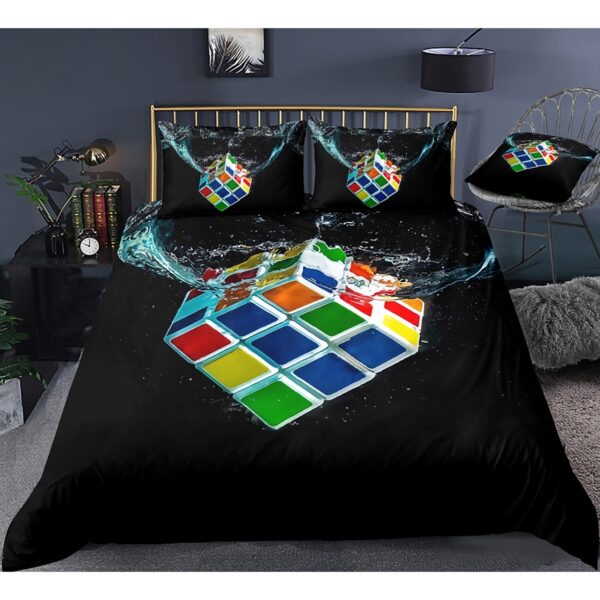 Rubik Bedding Set Bed Sheets Spread Duvet Cover Bedding Set