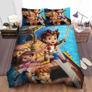 Santiago Of The Seas Santiagos Crew On Board Bed Sheets Spread Duvet Cover Bedding Set