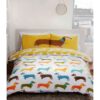 Sausage Dog Bed Sheets Spread Duvet Cover Bedding Set